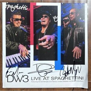 DW3 Live at Spaghettini Vinyl LP Album Smooth Jazz Rare Record